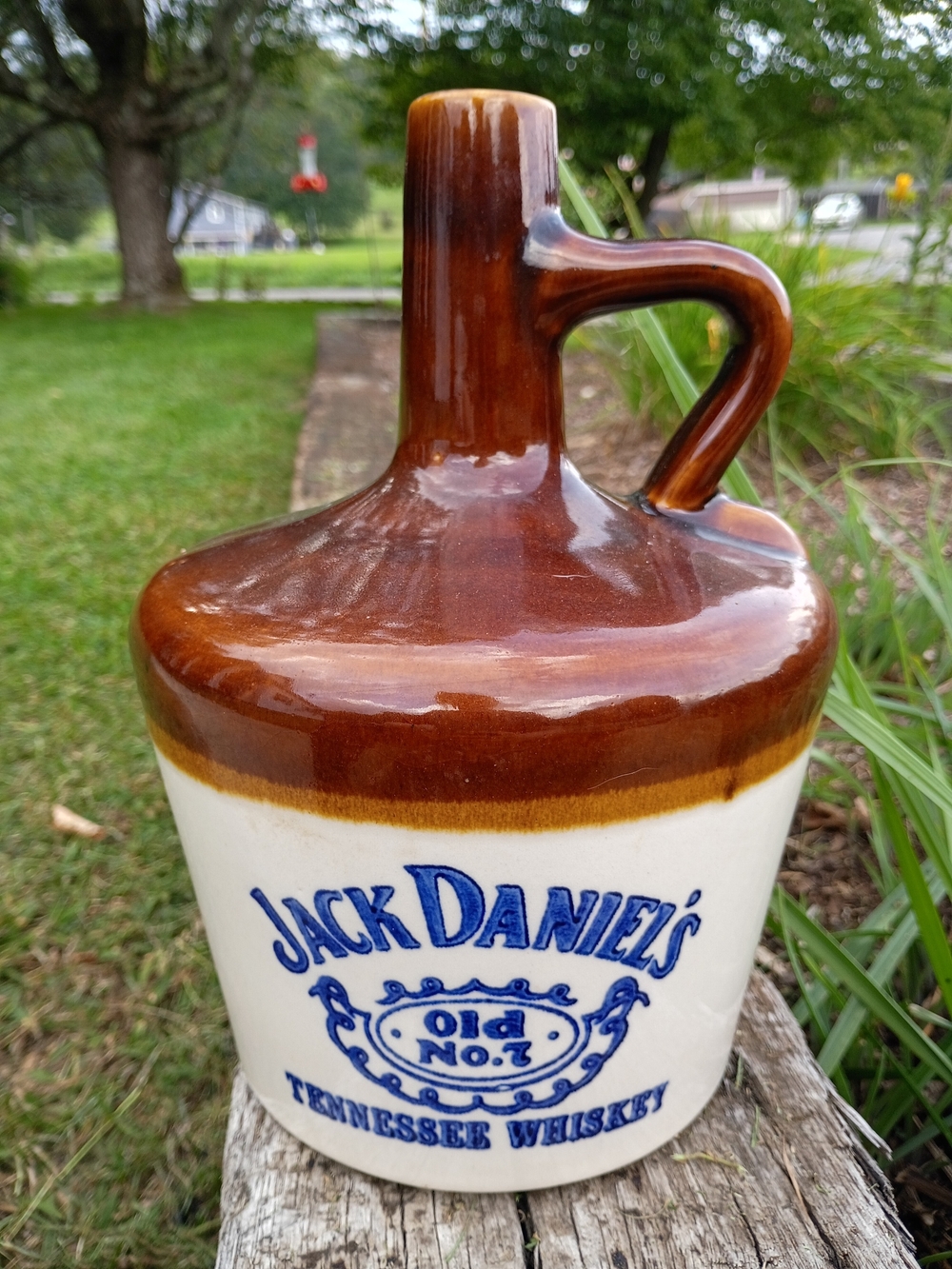 10" Jack Daniels Old NO. 7 Stoneware Whiskey Jug USA Tennessee Whiskey Jug
